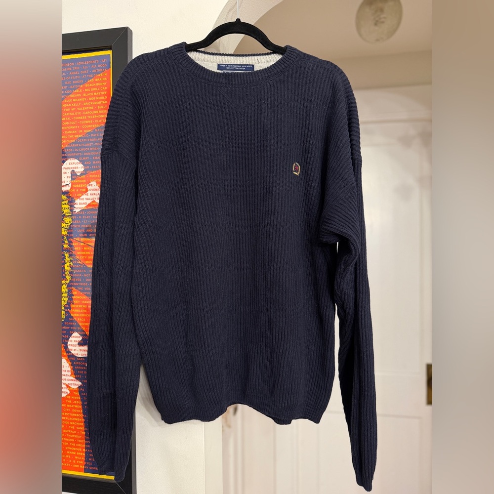 Vintage Tommy Hilfiger Ribbed Crewneck Sweater